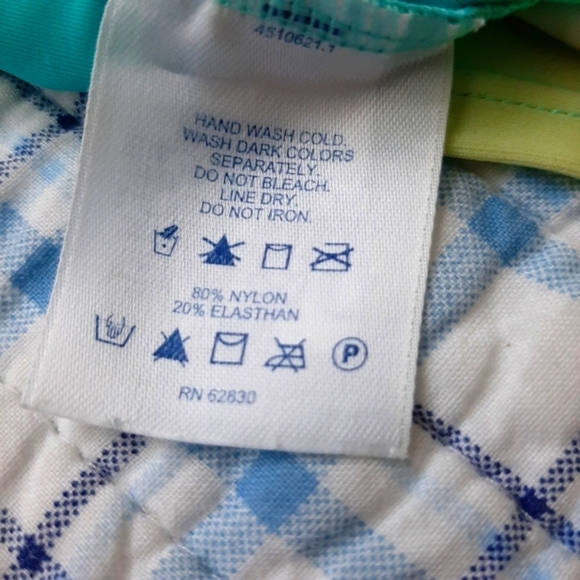 Lands' End girls rashguard swim shirt, size m, 10-12 - Picture 4 of 5